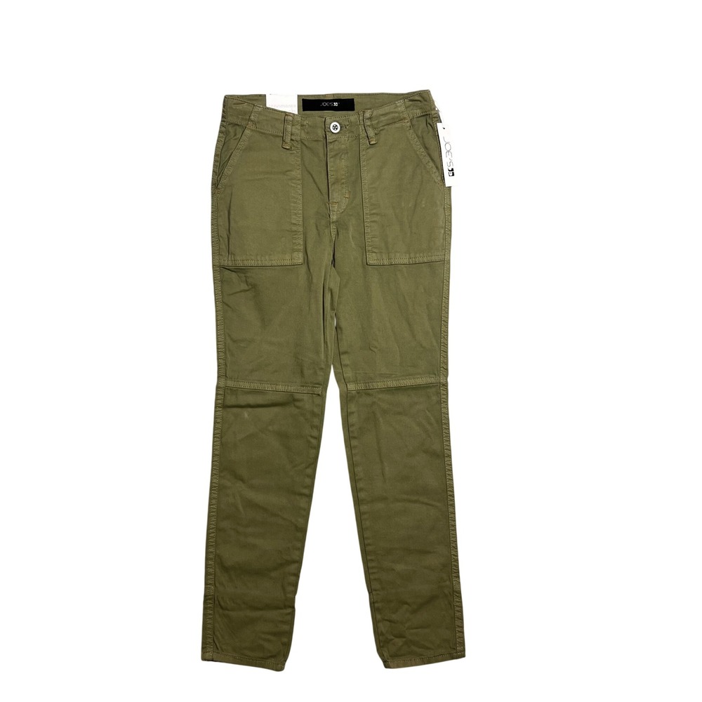 Joes Jeans The Brixton Straight Narrow Olive Green Utility Pant Girls Sz 12 NWT